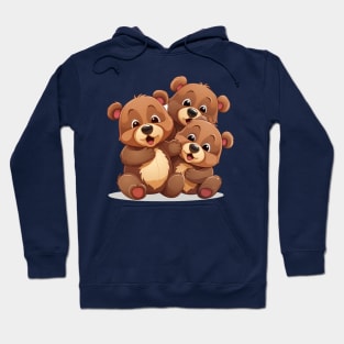 three bear brothers Hoodie